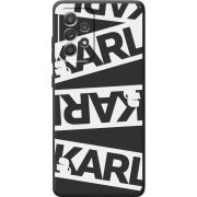 Черный чехол BoxFace Samsung A525 Galaxy A52 White Karl