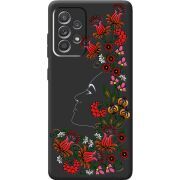 Черный чехол BoxFace Samsung A525 Galaxy A52 3D Ukrainian Muse