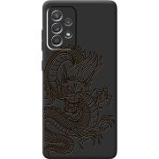 Черный чехол BoxFace Samsung A525 Galaxy A52 Chinese Dragon