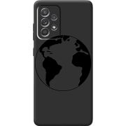 Черный чехол BoxFace Samsung A525 Galaxy A52 Earth