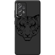 Черный чехол BoxFace Samsung A525 Galaxy A52 Tiger