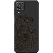 Черный чехол BoxFace Samsung A125 Galaxy A12 Chinese Dragon