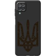 Черный чехол BoxFace Samsung A125 Galaxy A12 Ukrainian Trident