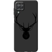 Черный чехол BoxFace Samsung A125 Galaxy A12 Deer