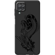 Черный чехол BoxFace Samsung A125 Galaxy A12 Snake