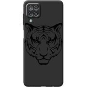 Черный чехол BoxFace Samsung A125 Galaxy A12 Tiger