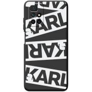 Черный чехол BoxFace Xiaomi Redmi 10 White Karl