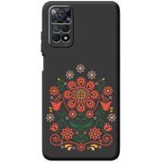 Черный чехол BoxFace Xiaomi Redmi Note 11 Pro / Note 11 Pro 5G Ukrainian Ornament