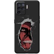 Черный чехол BoxFace OPPO Reno5 Lite Нападение на Титана