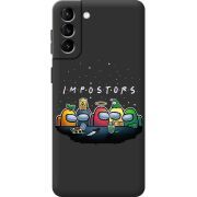 Черный чехол BoxFace Samsung Galaxy S21 FE (G990) Among Us Impostors