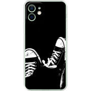 Чехол BoxFace Apple iPhone 12 Black Sneakers
