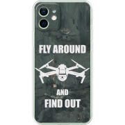 Чехол BoxFace Apple iPhone 12 Дрон Fly Around