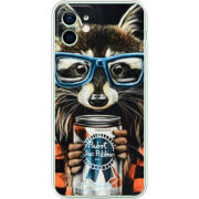 Чехол BoxFace Apple iPhone 12 Енот с банкой