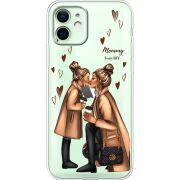 Прозрачный чехол BoxFace Apple iPhone 12 Mommy Is My BFF
