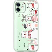 Прозрачный чехол BoxFace Apple iPhone 12 The Friendly Beasts