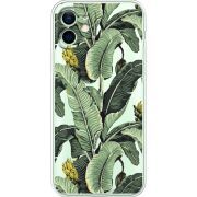 Прозрачный чехол BoxFace Apple iPhone 12 Banana Leaves