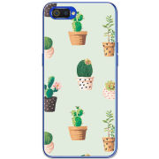 Чехол BoxFace Realme C2 L-green Cacti