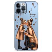 Прозрачный чехол BoxFace Apple iPhone 13 Pro Mommy Is My BFF