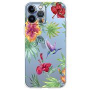 Прозрачный чехол BoxFace Apple iPhone 13 Pro Tropical
