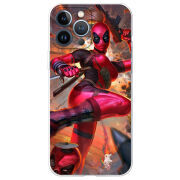 Чехол BoxFace Apple iPhone 13 Pro Woman Deadpool