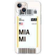 Прозрачный чехол BoxFace Apple iPhone 13 Ticket Miami