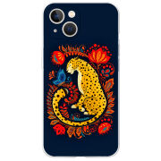 Чехол BoxFace Apple iPhone 13 Petrykivka Leopard