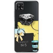 Прозрачный чехол BoxFace Samsung Galaxy A22 5G (A226) Fashion Pug