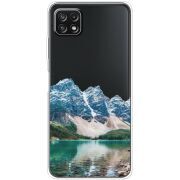 Прозрачный чехол BoxFace Samsung Galaxy A22 5G (A226) Blue Mountain