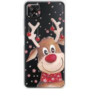 Прозрачный чехол BoxFace Samsung Galaxy A22 5G (A226) Winter Deer