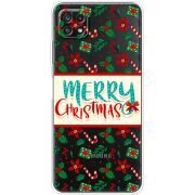 Прозрачный чехол BoxFace Samsung Galaxy A22 5G (A226) Vintage Christmas Pattern