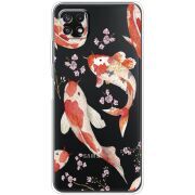 Прозрачный чехол BoxFace Samsung Galaxy A22 5G (A226) Japanese Koi Fish