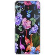 Прозрачный чехол BoxFace Samsung Galaxy A22 5G (A226) Flamingo