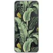 Прозрачный чехол BoxFace Samsung Galaxy A22 5G (A226) Banana Leaves