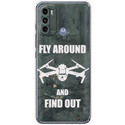 Чехол BoxFace Motorola G60 Дрон Fly Around
