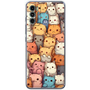 Чехол BoxFace Motorola G60 Котики муркотики