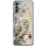 Чехол BoxFace Motorola G60 Christmas Owl