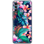 Чехол BoxFace Motorola G60 flowers in the tropics