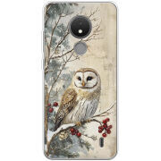 Чехол BoxFace Nokia C21 Christmas Owl
