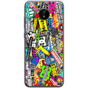 Чехол BoxFace Nokia C20 Multicolored Inscriptions