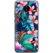 Чехол BoxFace Nokia C20 flowers in the tropics