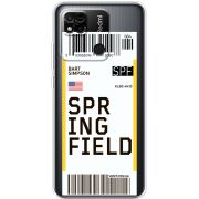 Прозрачный чехол BoxFace Xiaomi Redmi 10A Ticket Springfield