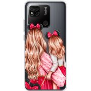 Прозрачный чехол BoxFace Xiaomi Redmi 10A Mouse Girls