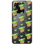 Прозрачный чехол BoxFace Xiaomi Redmi 10A Pattern Baby Yoda