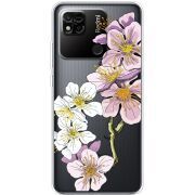 Прозрачный чехол BoxFace Xiaomi Redmi 10A Cherry Blossom