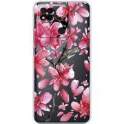 Прозрачный чехол BoxFace Xiaomi Redmi 10A Pink Magnolia
