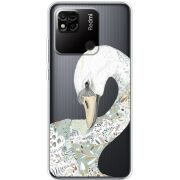 Прозрачный чехол BoxFace Xiaomi Redmi 10A Swan