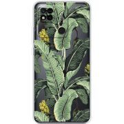 Прозрачный чехол BoxFace Xiaomi Redmi 10A Banana Leaves