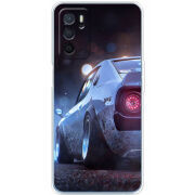 Чехол BoxFace OPPO A16 Silver Car