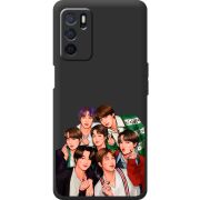 Черный чехол BoxFace OPPO A16 BTS