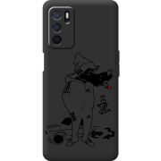 Черный чехол BoxFace OPPO A16 